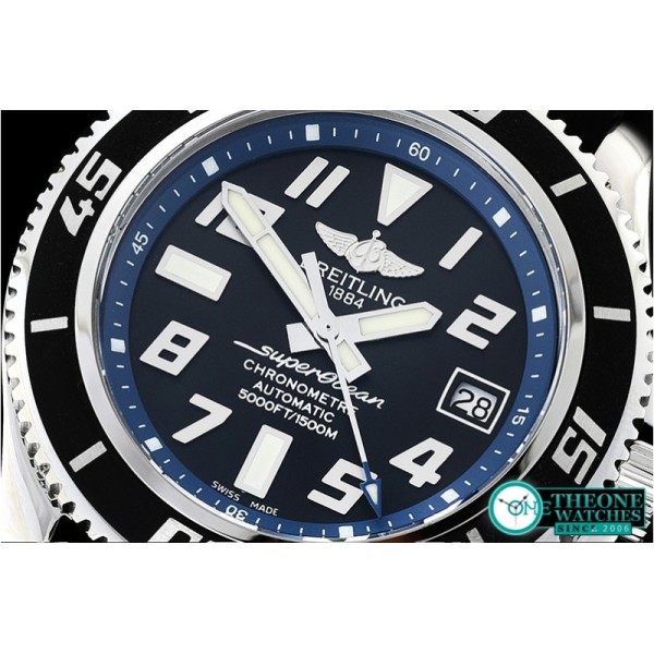 Breitling - SuperOcean II 42mm SS/RU Blk/Blue GMF Asia 2824