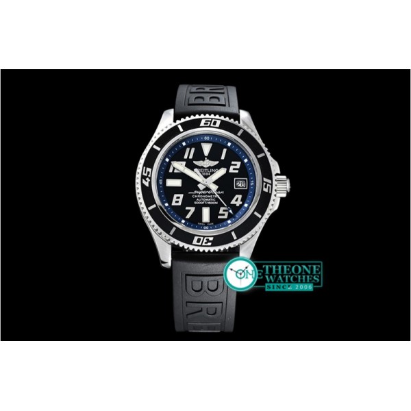 Breitling - SuperOcean II 42mm SS/RU Blk/Blue GMF Asia 2824