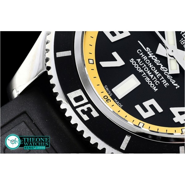 Breitling - SuperOcean II 42mm SS/RU Blk/Yellow GMF Asia 2824