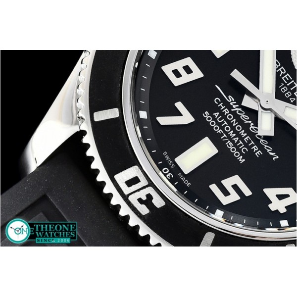 Breitling - SuperOcean II 42mm SS/RU Black/Black ZF Asia 2836