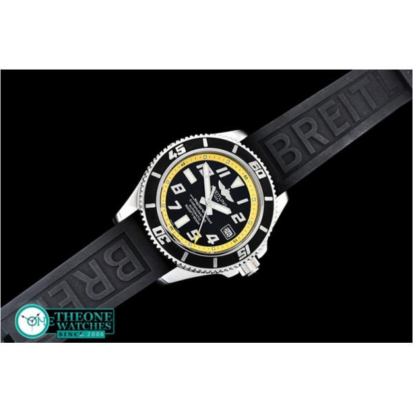 Breitling - SuperOcean II 42mm SS/RU Blk/Yellow ZF Asia 2836