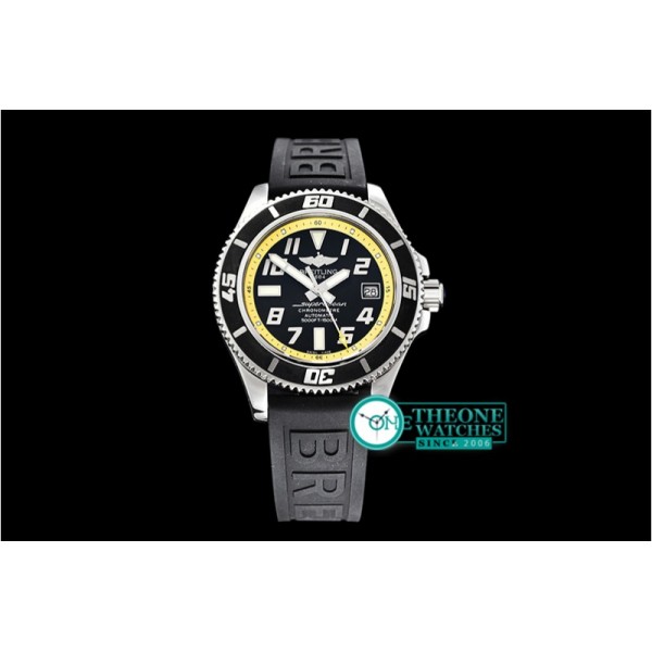 Breitling - SuperOcean II 42mm SS/RU Blk/Yellow ZF Asia 2836