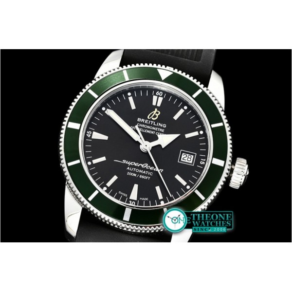 Breitling - Superocean II 42mm Grn Bez SS/RU Black JHF Asia 2836