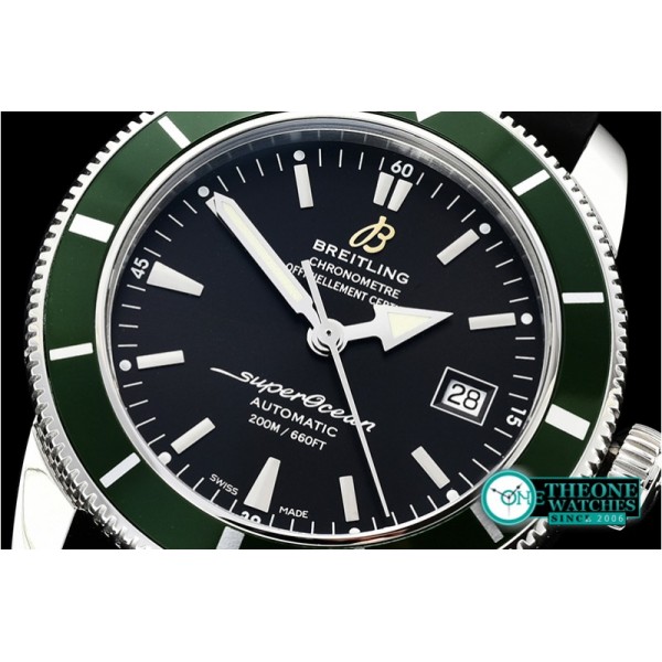 Breitling - Superocean II 42mm Grn Bez SS/RU Black JHF Asia 2836