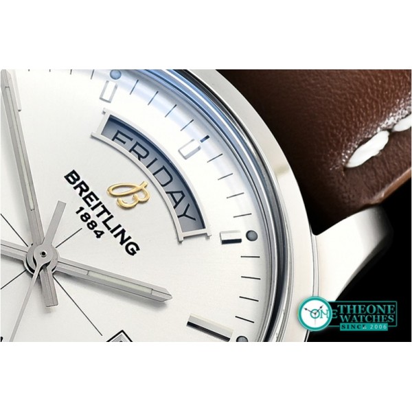 Breitling - Transocean Day Date SS/LE White V7F Asia 2824