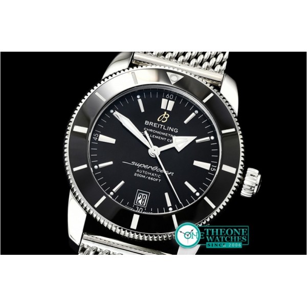 Breitling - Superocean Heritage II 42mm SS/SS Black GF MY9015 Mod