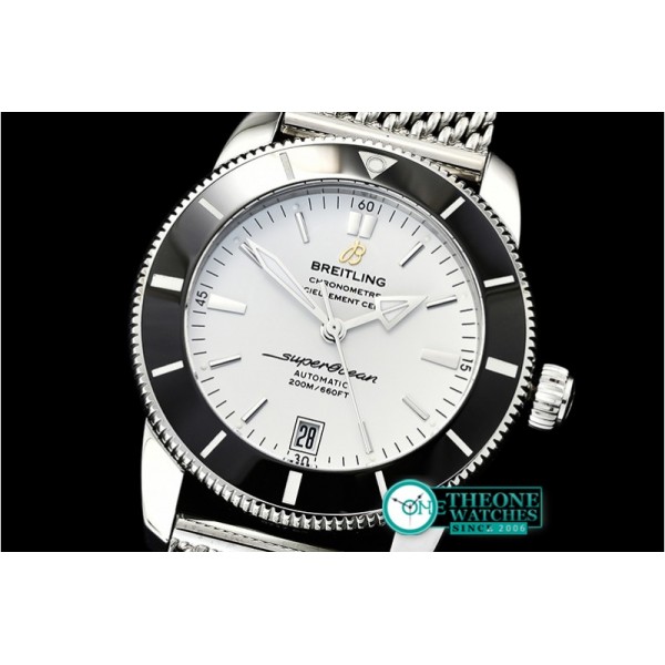 Breitling - Superocean Heritage II 42mm SS/SS White GF MY9015 Mod