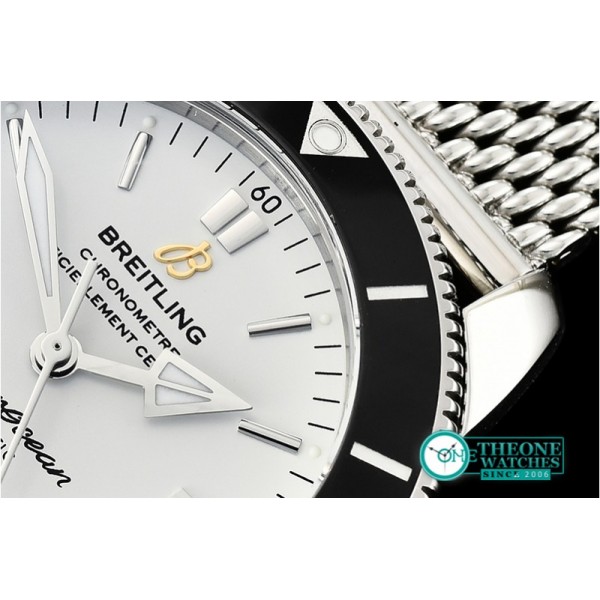 Breitling - Superocean Heritage II 42mm SS/SS White GF MY9015 Mod