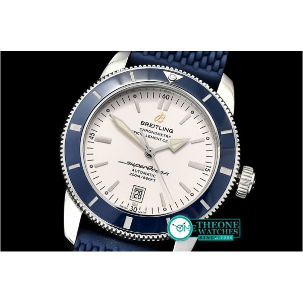 Breitling - Superocean Heritage II 42mm SS/RU (Blue) Wht OMF A2836