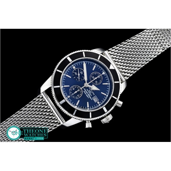 Breitling - SuperOcean Heritage II Chronograph SS/SS Blue ANF A7750