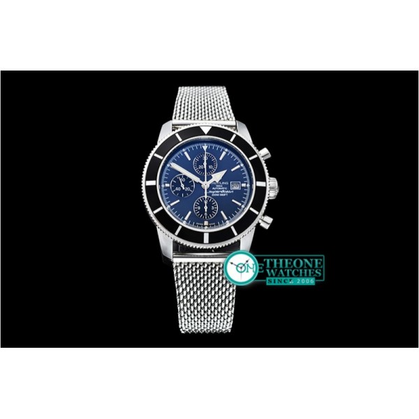 Breitling - SuperOcean Heritage II Chronograph SS/SS Blue ANF A7750