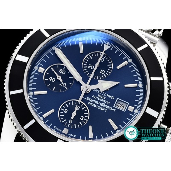 Breitling - SuperOcean Heritage II Chronograph SS/SS Blue ANF A7750