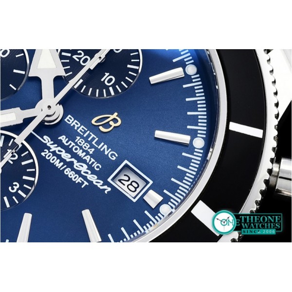 Breitling - SuperOcean Heritage II Chronograph SS/SS Blue ANF A7750