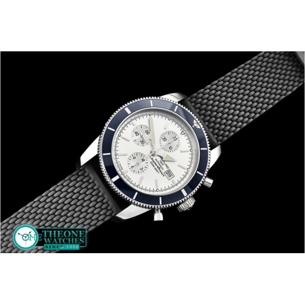 Breitling - SuperOcean Heritage II Chrono SS/RU White OMF A7750