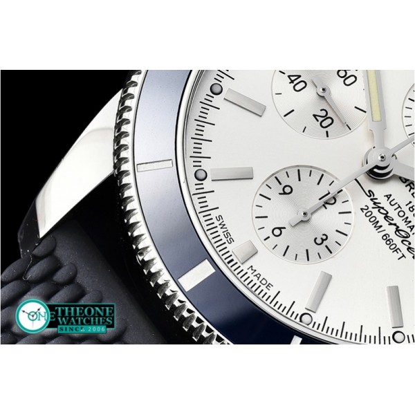 Breitling - SuperOcean Heritage II Chrono SS/RU White OMF A7750