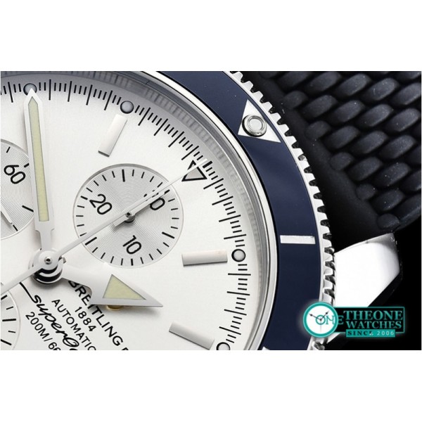 Breitling - SuperOcean Heritage II Chrono SS/RU White OMF A7750