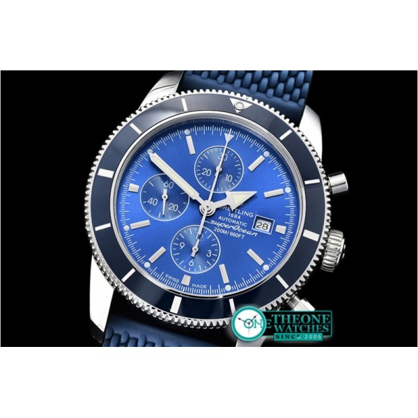 Breitling - SuperOcean Heritage II Chrono SS/RU Blue OMF A7750