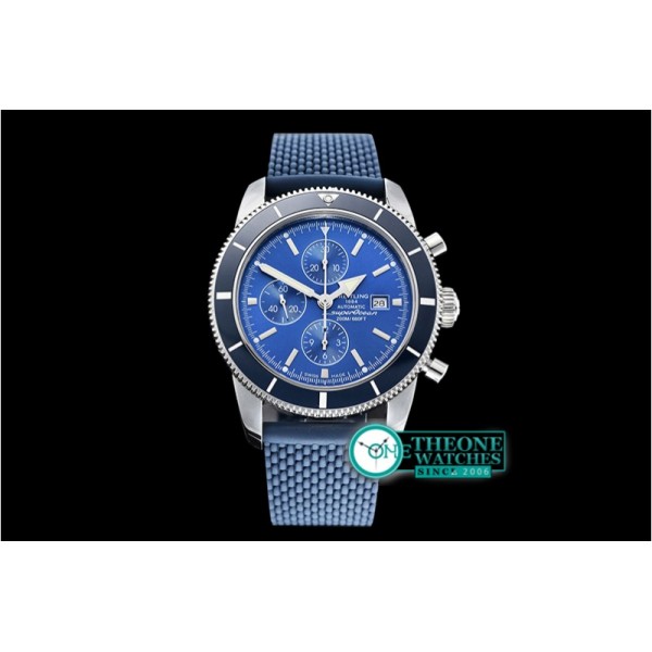 Breitling - SuperOcean Heritage II Chrono SS/RU Blue OMF A7750