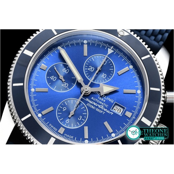 Breitling - SuperOcean Heritage II Chrono SS/RU Blue OMF A7750