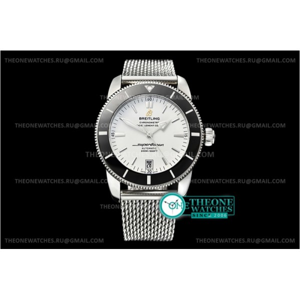 Breitling - Superocean Heritage II 42mm Blk SS/SS Wht GF V2 A2824