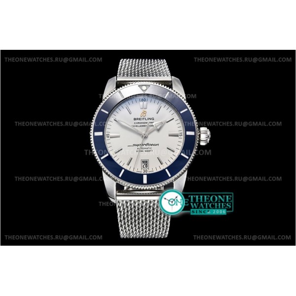 Breitling - Superocean Heritage II 42mm Blue SS/SS Wht GF V2 A2824