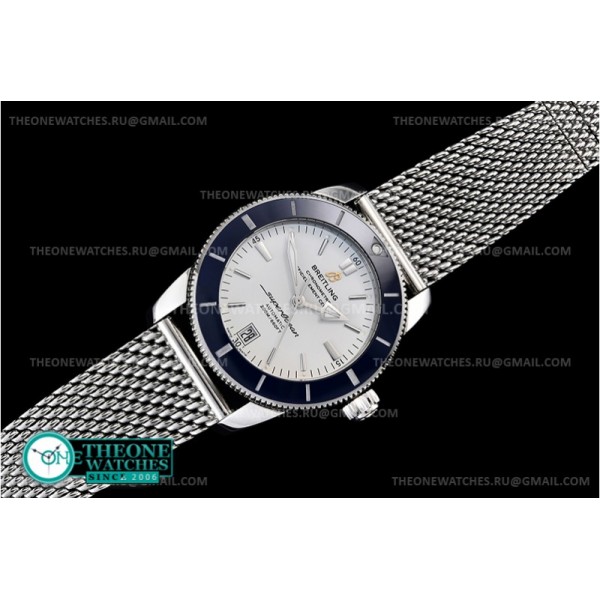 Breitling - Superocean Heritage II 42mm Blue SS/SS Wht GF V2 A2824