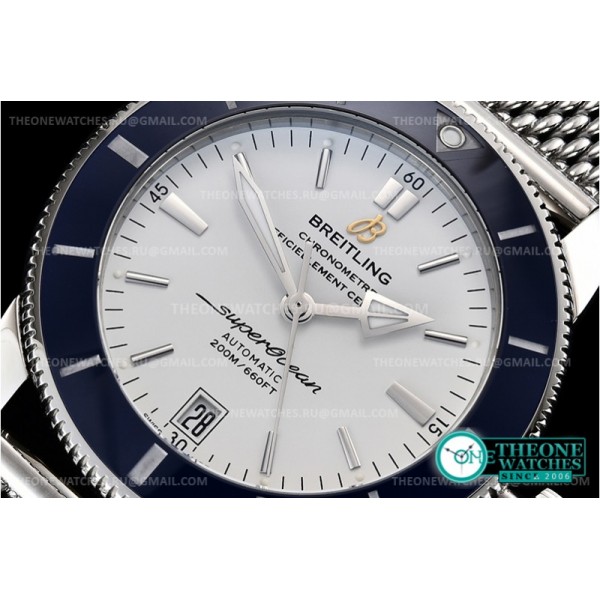 Breitling - Superocean Heritage II 42mm Blue SS/SS Wht GF V2 A2824