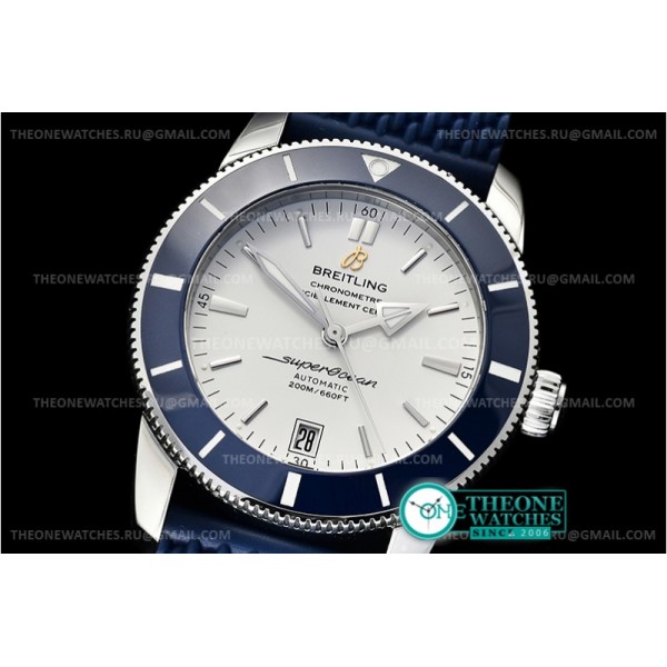 Breitling - Superocean Heritage II 42mm Blue SS/RU Wht GF V2 A2824