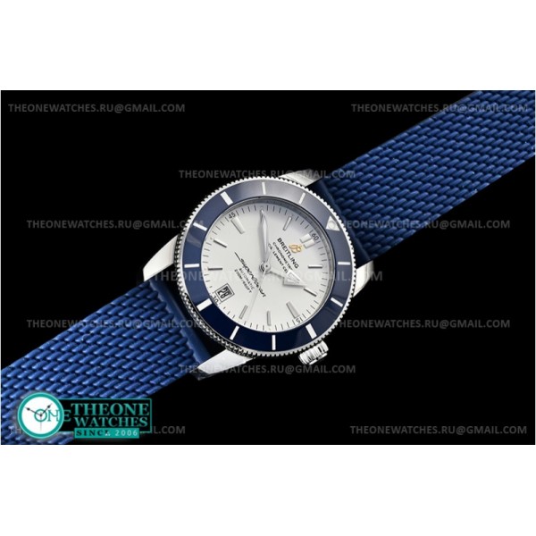 Breitling - Superocean Heritage II 42mm Blue SS/RU Wht GF V2 A2824