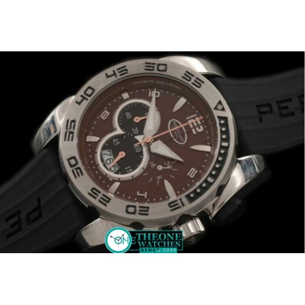 PARMIGIANI FLEURIER - Pershing Chronograph SS/RU Brown Jap Quartz