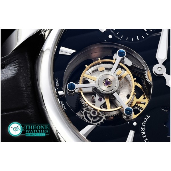 Parmigiani Fleurier - Tourbillon SS/LE Blk Tourbillon