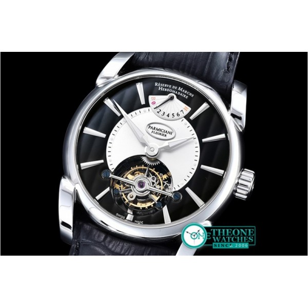 Parmigiani Fleurier - Parmigiani Tonda 42 Tourbillon SS/LE Black Tourbillon