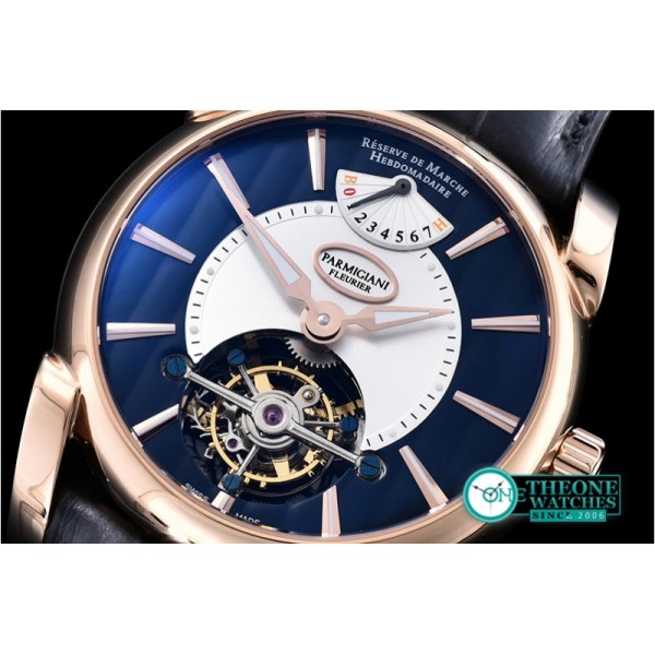 Parmigiani Fleurier - Parmigiani Tonda 42 Tourbillon RG/LE Blue Tourbillon