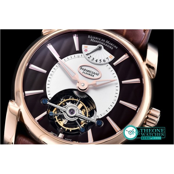 Parmigiani Fleurier - Parmigiani Tonda 42 Tourbillon RG/LE Brown Tourbillon