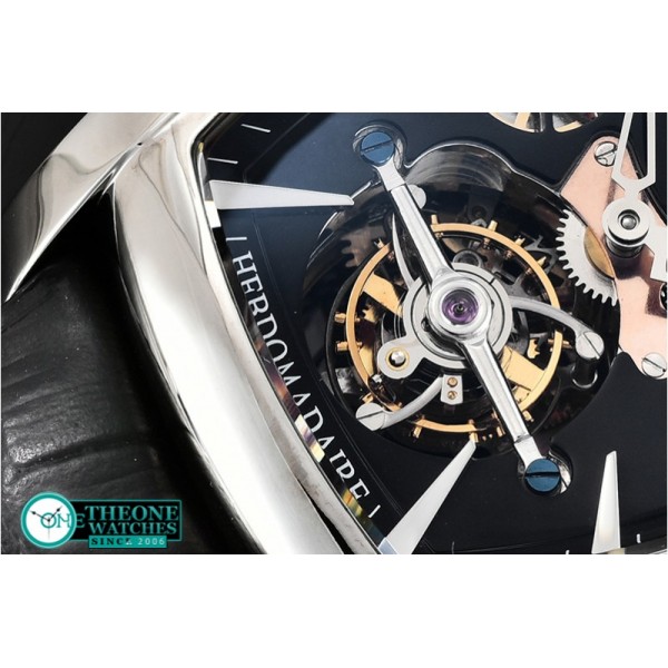 Parmigiani Fleurier - Kalpa Hebdomadaire Tourbillon SS/LE Blk Asia HW Tourbillon