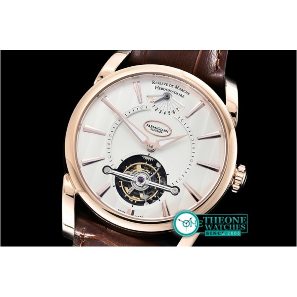 Parmigiani Fleurier - Reserve De Marche Hebdomadaire RG/LE White Tourb