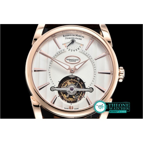 Parmigiani Fleurier - Reserve De Marche Hebdomadaire RG/LE White Tourb