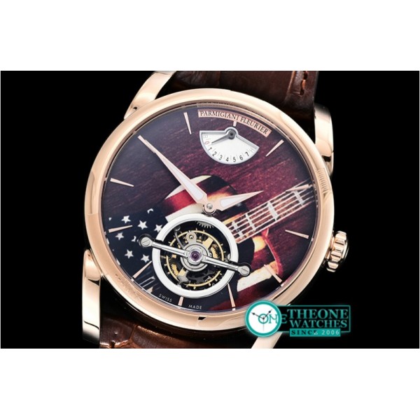 Parmigiani Fleurier - Reserve De Marche Hebdomadaire RG/LE Brown Tourb