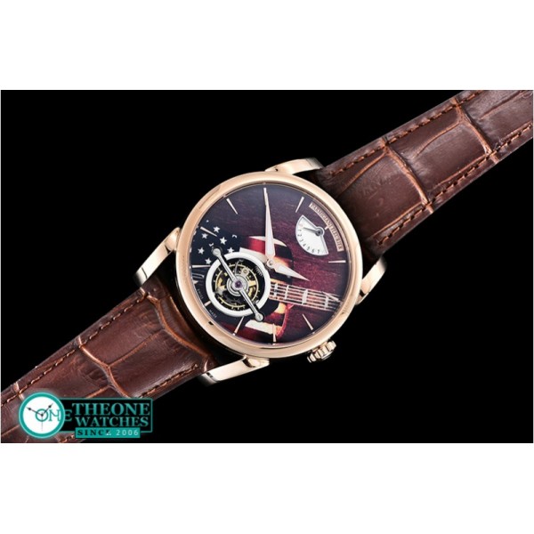 Parmigiani Fleurier - Reserve De Marche Hebdomadaire RG/LE Brown Tourb