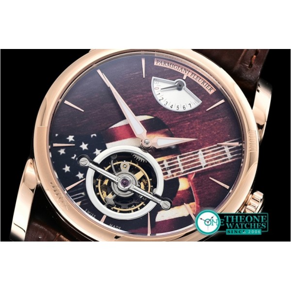 Parmigiani Fleurier - Reserve De Marche Hebdomadaire RG/LE Brown Tourb