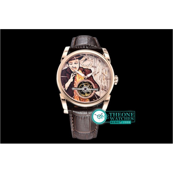 Parmigiani Fleurier - Reserve De Marche Hebdomadaire RG/LE Rose Gold Tourb