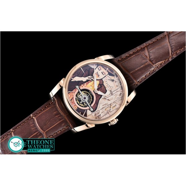 Parmigiani Fleurier - Reserve De Marche Hebdomadaire RG/LE Rose Gold Tourb