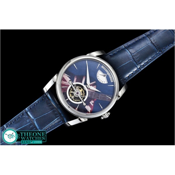 Parmigiani Fleurier - Reserve De Marche Hebdomadaire SS/LE Blue Tourb