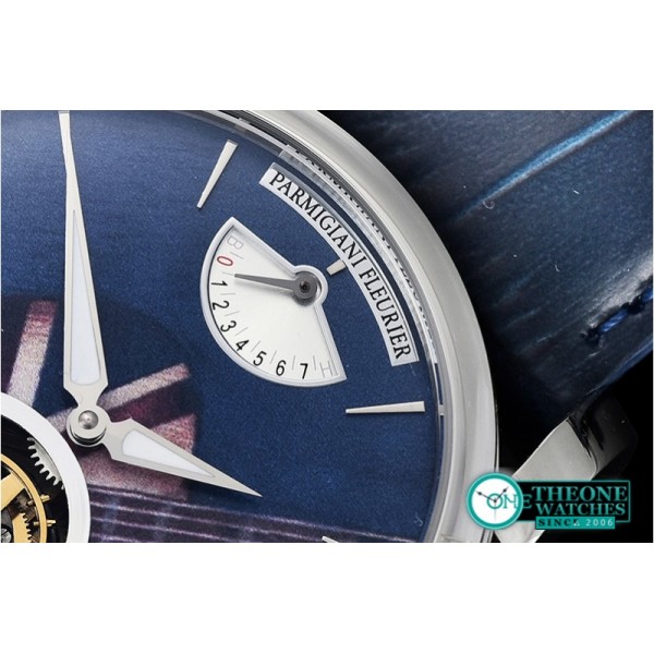 Parmigiani Fleurier - Reserve De Marche Hebdomadaire SS/LE Blue Tourb