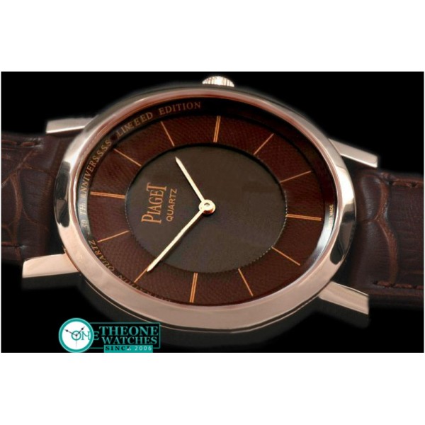 Piaget - Altiplano Ultra Thin RG/LE Brown Jap Quartz