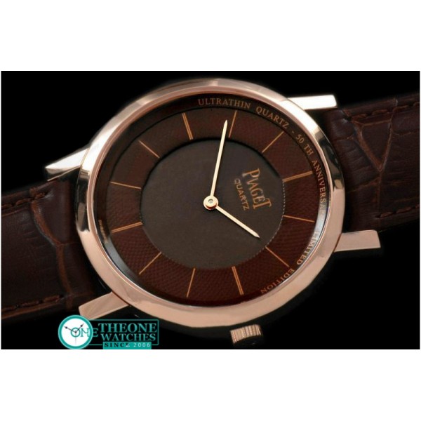 Piaget - Altiplano Ultra Thin RG/LE Brown Jap Quartz