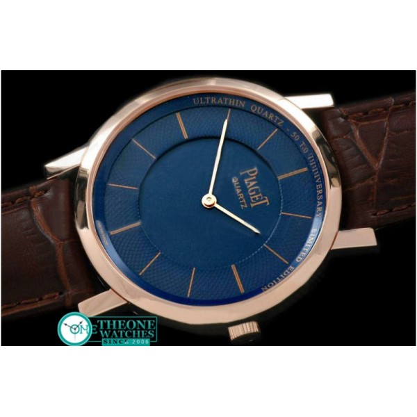 Piaget - Altiplano Ultra Thin RG/LE Blue Jap Quartz