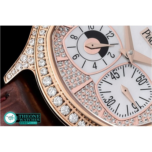 Piaget - Emperador Coussin Dual Time DIAM/RG/LE Asia Clone 850P