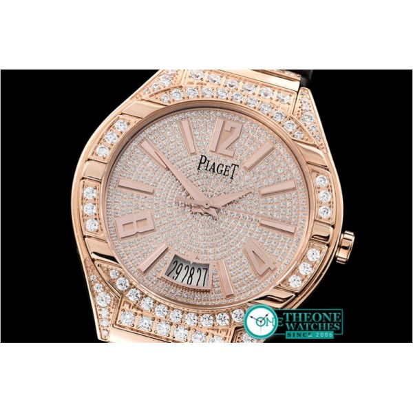 Piaget - Piaget Polo Diamonds RG/LE Diam Rose G MKF Miyota 9015