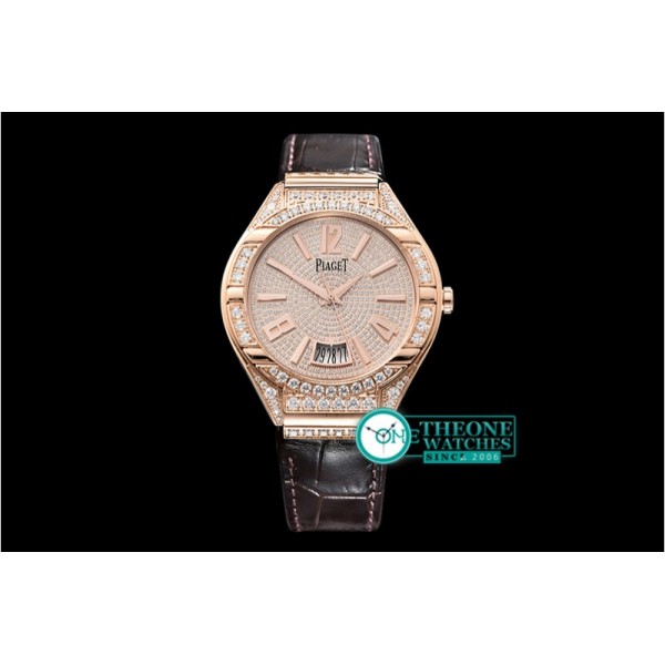 Piaget - Piaget Polo Diamonds RG/LE Diam Rose G MKF Miyota 9015